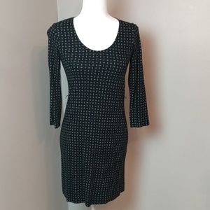 Theory black dress sz s
